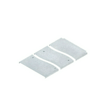 Nagyfesztávú kábeltálca fedél 404mm-sz 3000mm nemesacél fordítóreteszes WDV 400 E3 Niedax